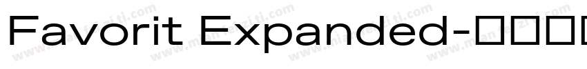 Favorit Expanded字体转换